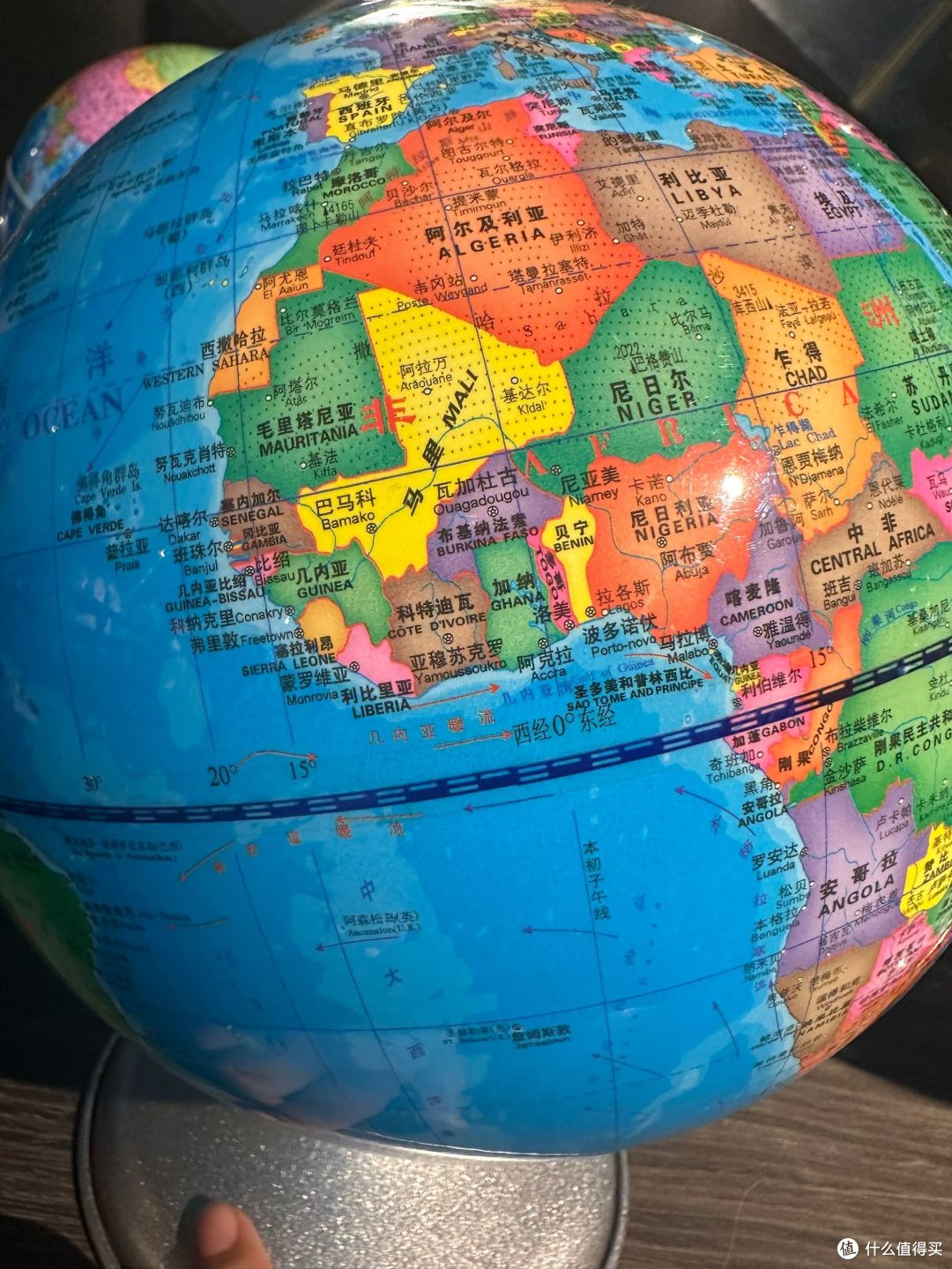 回忆上学时代,初见地球仪