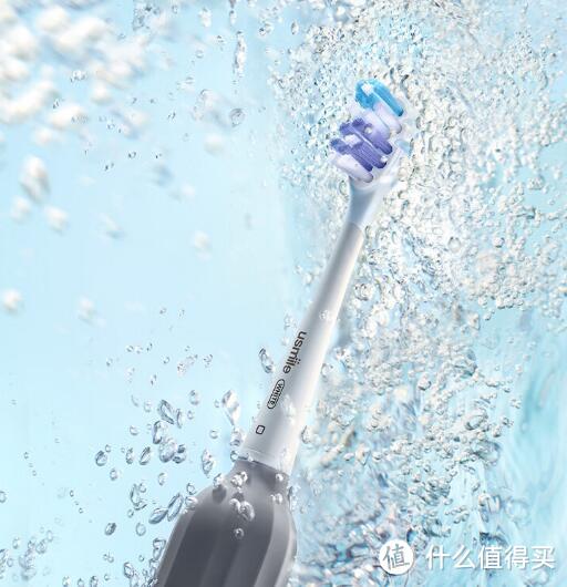电动牙刷就选笑容加：Usmile笑容加电动牙刷Y1Pro，智能科技缓震护牙!