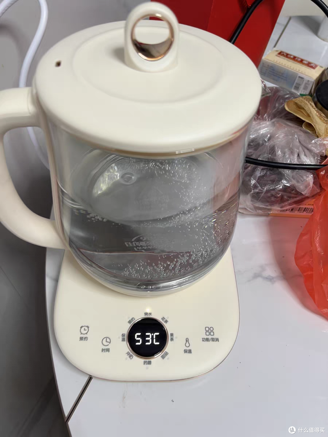 小熊养生壶创新多功能玻璃煮茶器办公室的最佳选择