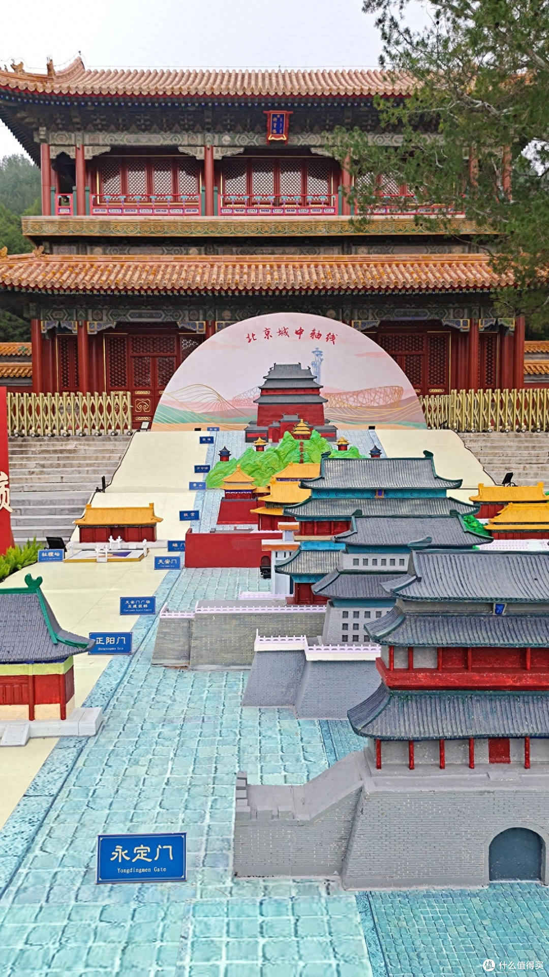 京城中轴俯瞰之手机摄影记录景山公园的美景