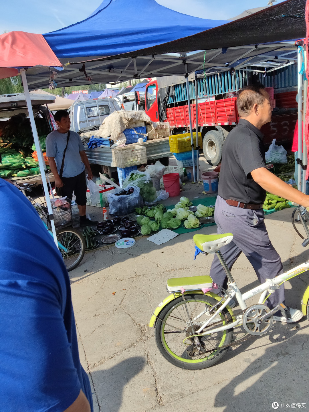 这个集市的辣椒，茄子，土豆非常好