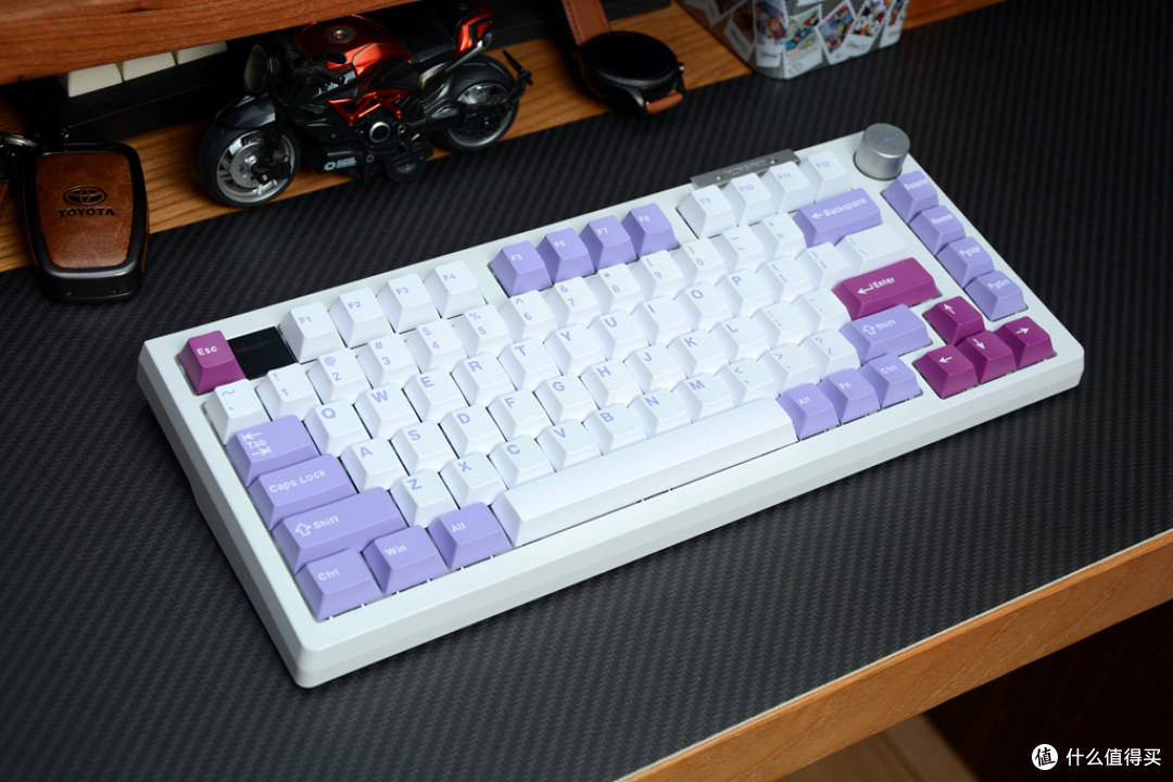 同界联名,强强合作,达摩鲨top75机械键盘,鲨鳍3d打印键帽开箱