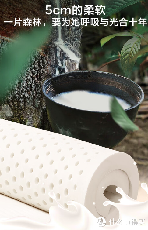 舒适品质的选择——京东京造森呼吸泰国乳胶原芯进口床垫