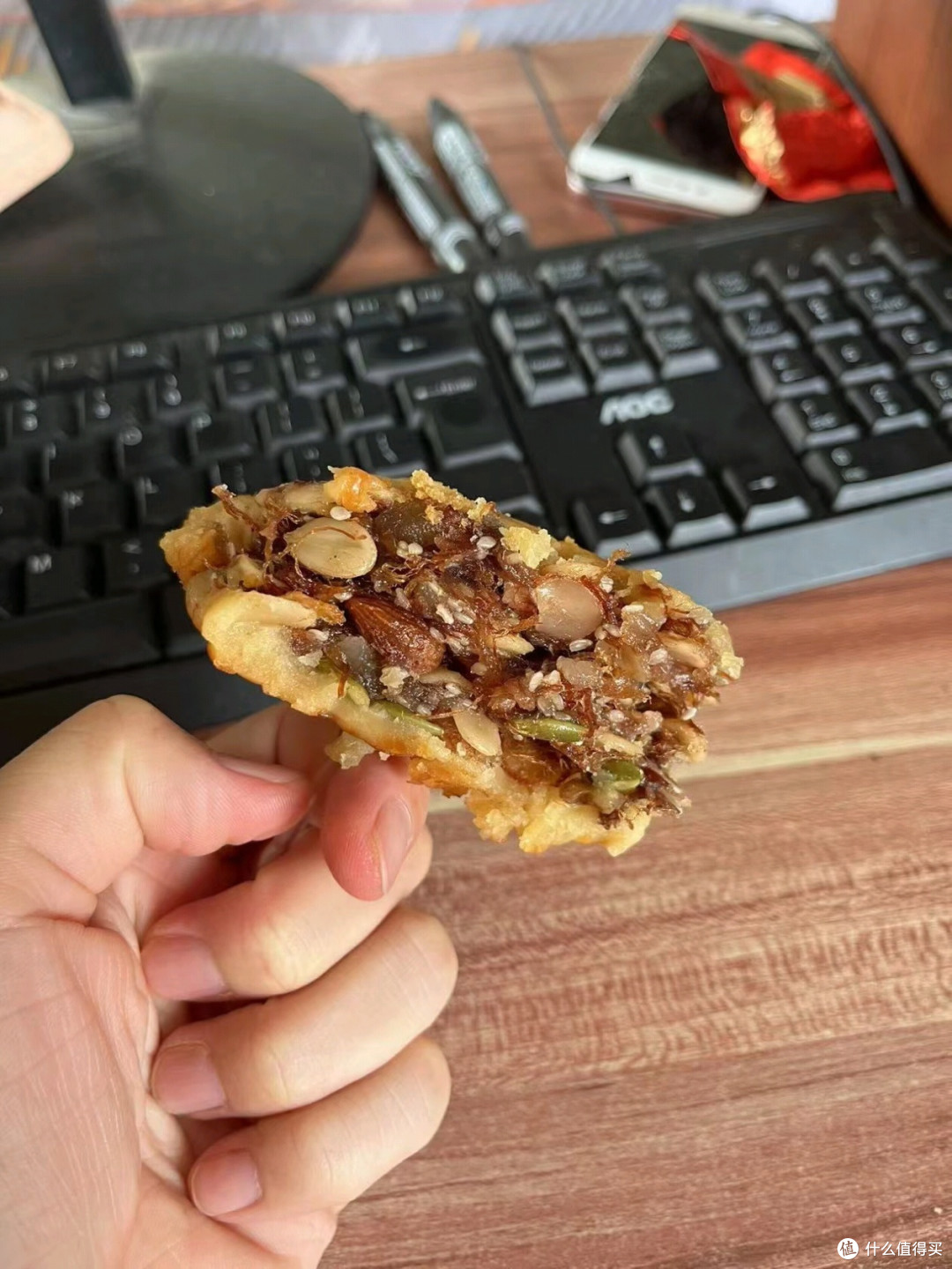 这个金腿五仁月饼，给我吃！