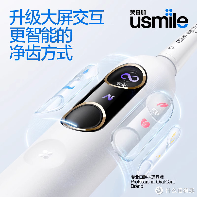 usmile笑容加Y10小圆屏电动牙刷：科技与艺术的融合，为您的口腔健康保驾护航