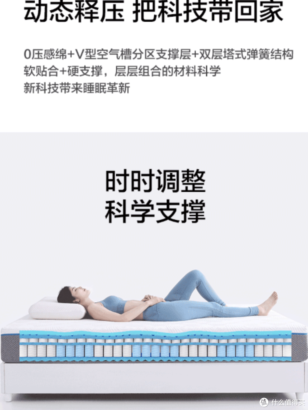 京东京造双层弹簧床垫1.8*2米 零压记忆棉软硬两用 席梦思床垫——营造舒适睡眠的家居好物