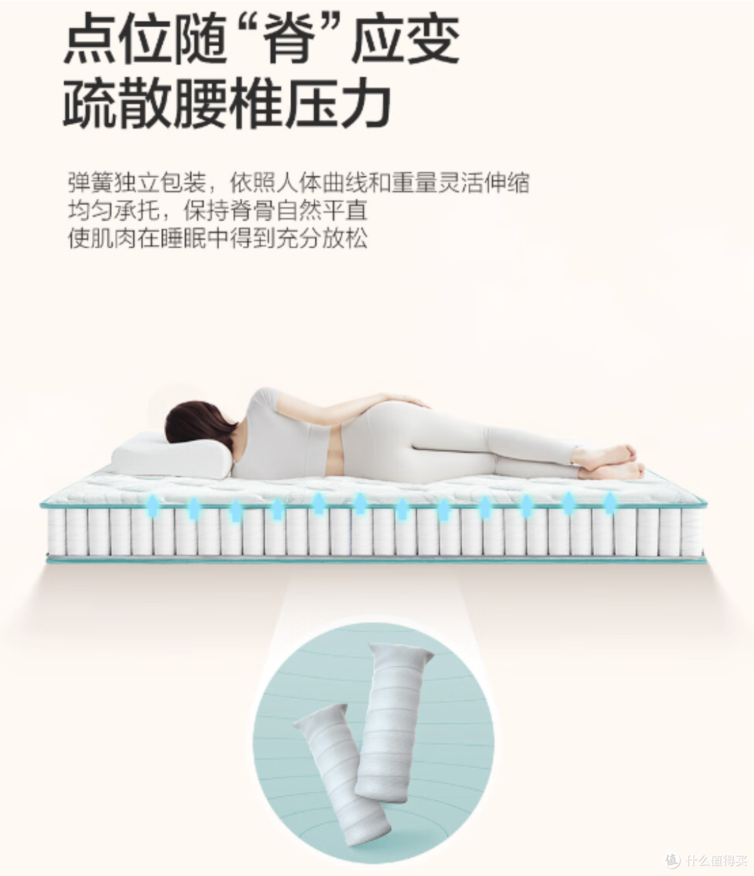 喜临门床垫 光年护脊2.0 3D黄麻 袋装弹簧