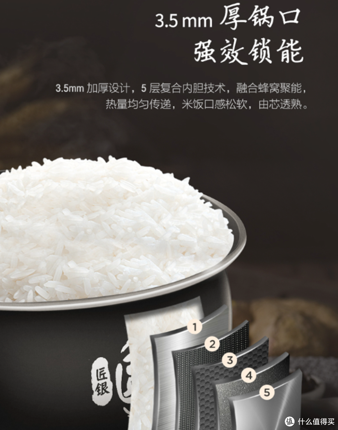 美的（Midea）智能电饭煲电饭锅：多功能4L容量，预约烹饪，安全可靠