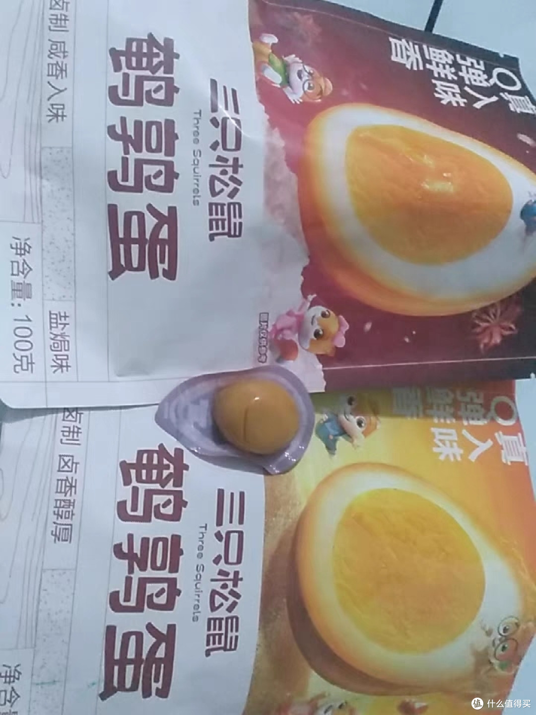 三只松鼠最新推出的鹌鹑蛋卤蛋小包装多口味盐焗卤味零食