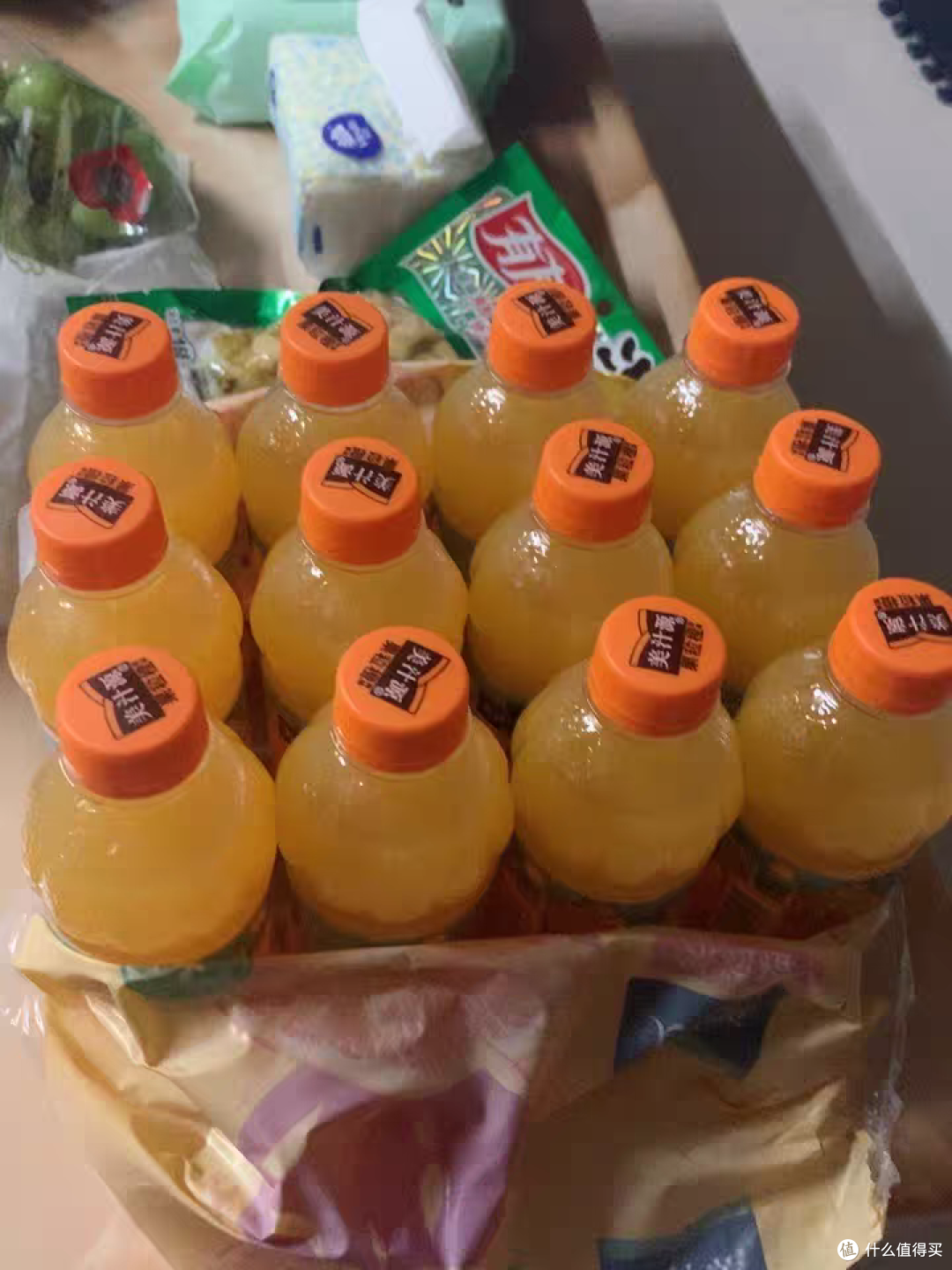 可口可乐 美汁源果味果汁饮料果粒橙橙汁