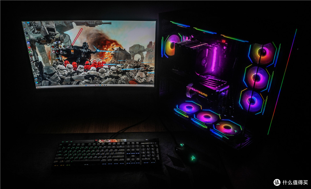 大海景房+显卡吊装——联力包豪斯O11D EVO XL机箱+ROG X670E-E主板+4080追风多形态装机
