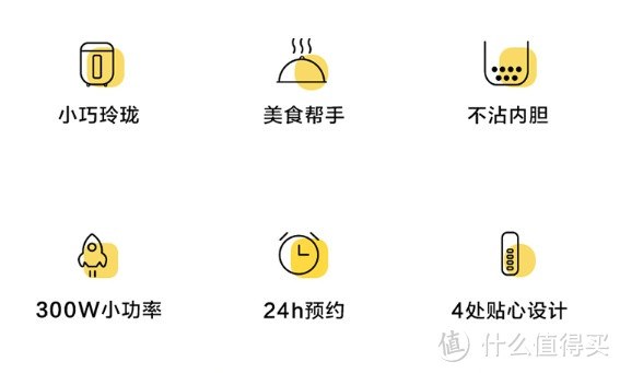 美的电饭煲电饭锅0.8L，小容量“一人食”电饭煲 FB08M301