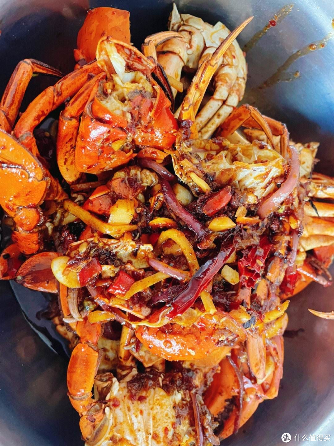麻辣螃蟹的做法。