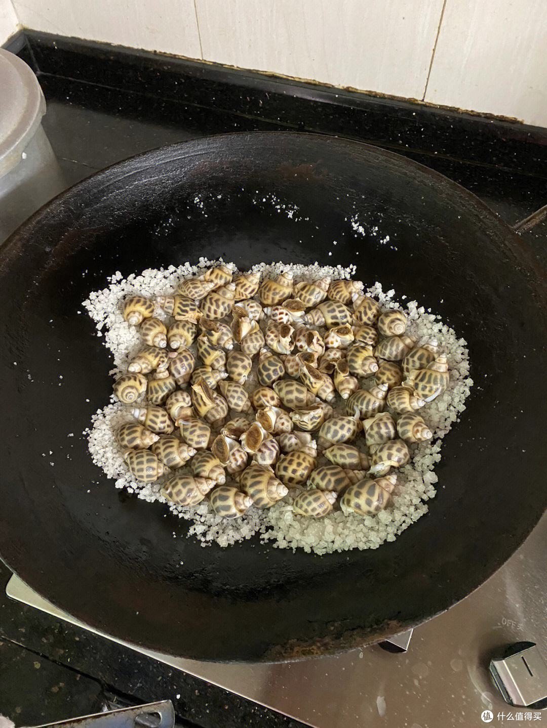 美味可口的「盐焗花螺」制作过程分享