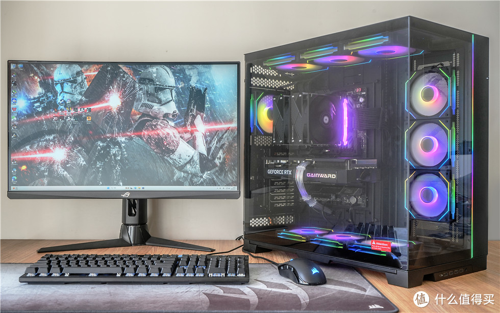 大海景房+显卡吊装——联力包豪斯O11D EVO XL机箱+ROG X670E-E主板+4080追风多形态装机