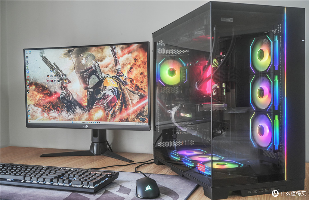 大海景房+显卡吊装——联力包豪斯O11D EVO XL机箱+ROG X670E-E主板+4080追风多形态装机
