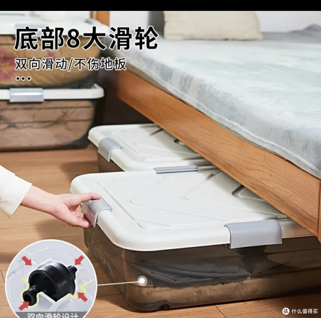 床底其实也是可以用来收纳的。