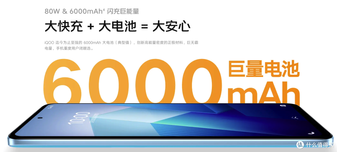 iQOO展现强大性价比,6000mAh+80W闪充,256GB仅1059元