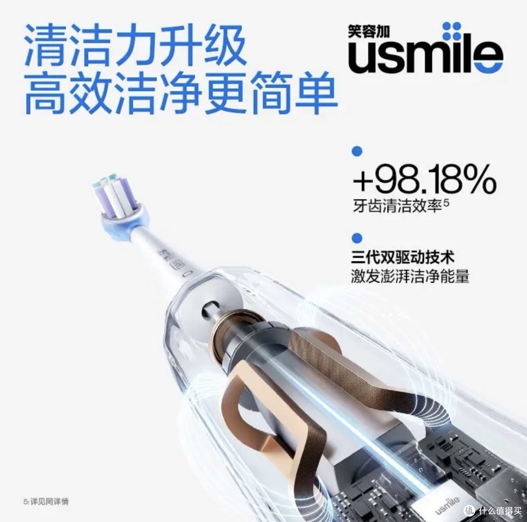 usmile 笑容加电动牙刷 成人声波震动情侣电动牙刷