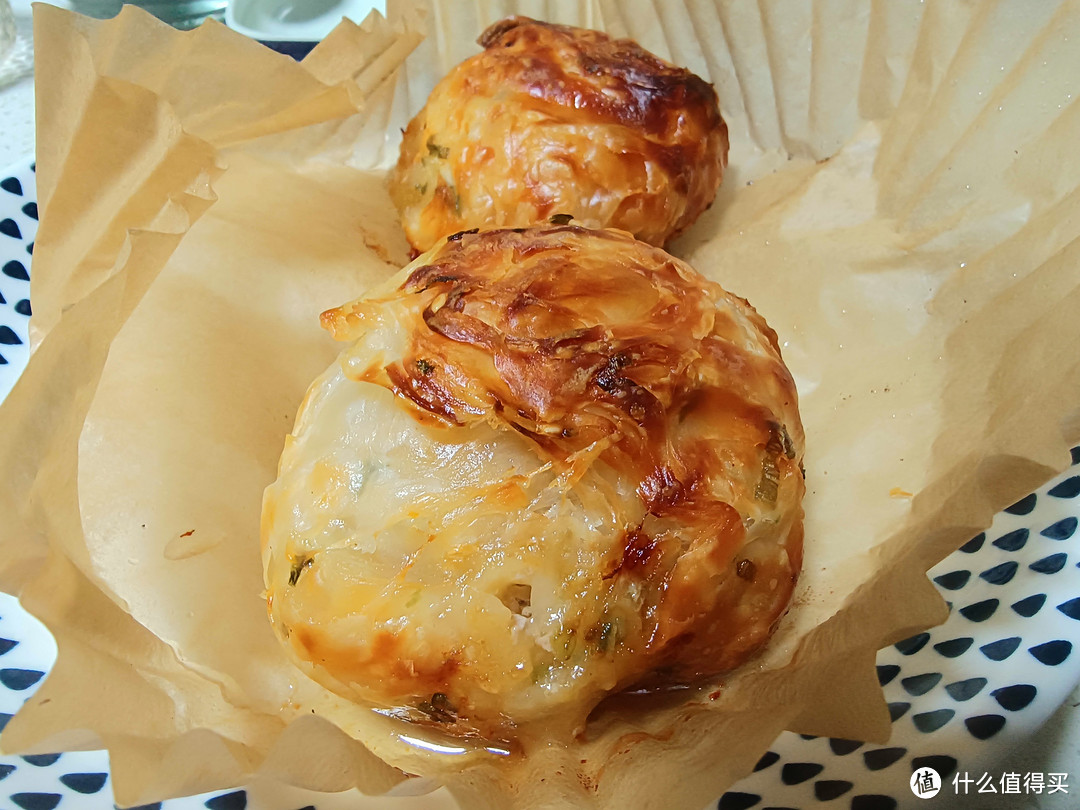 家里的手抓饼换个吃法,简易版烤包子。