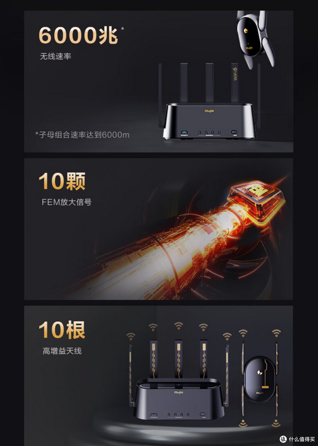 大户型路由器怎么选?锐捷蜂鸟旗舰版搞定穿墙后的无线“真”信号!
