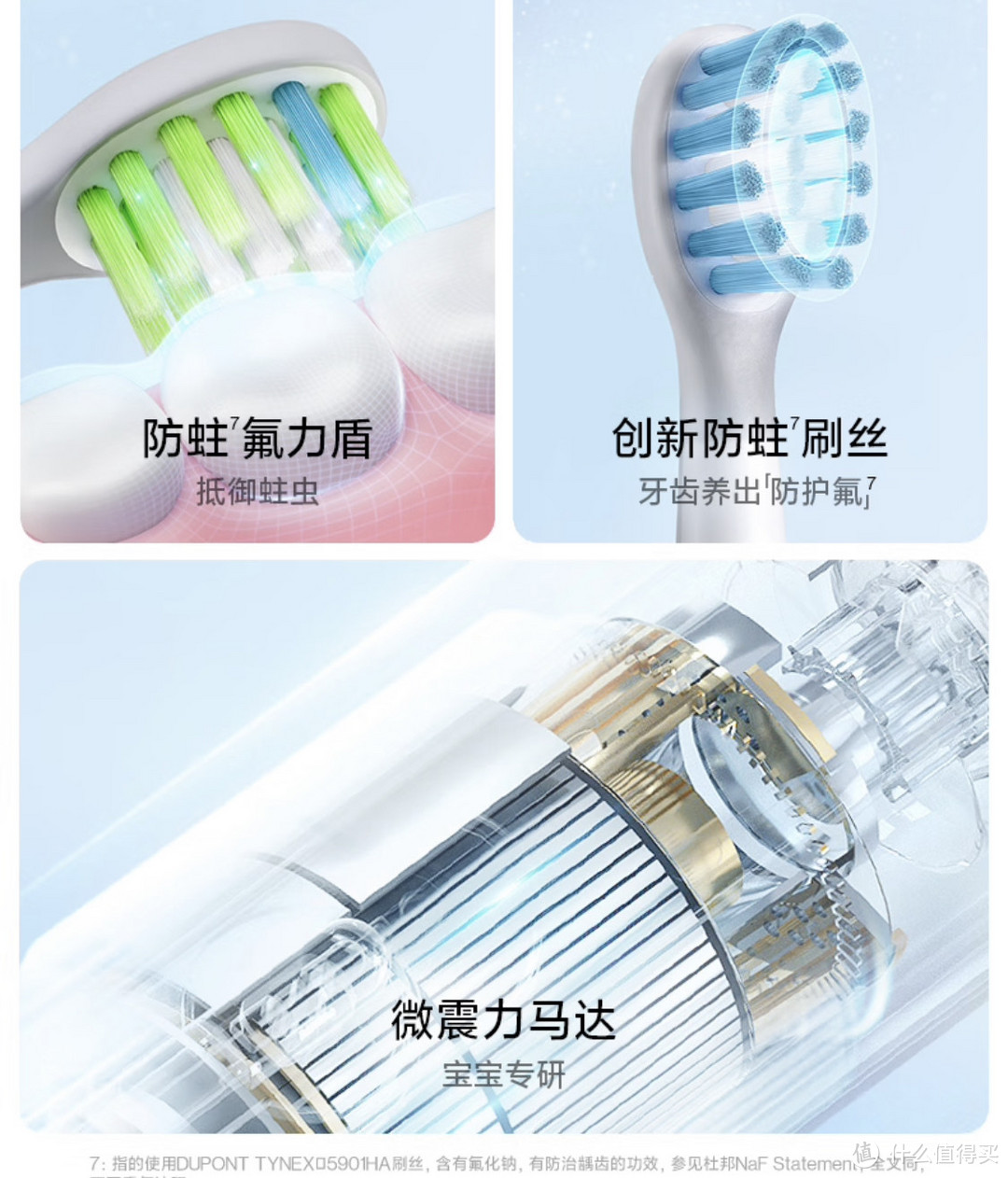 usmile笑容加儿童电动牙刷专业防蛀，拥有防蛀氟力盾，守护宝贝牙齿健康！