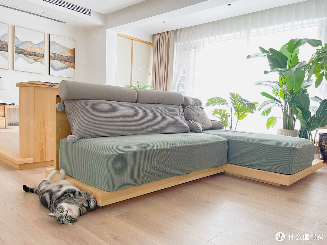 「自设计定制款原木风沙发，让你的家更添一份独特之美」设计图大公开，快来抄作业吧！