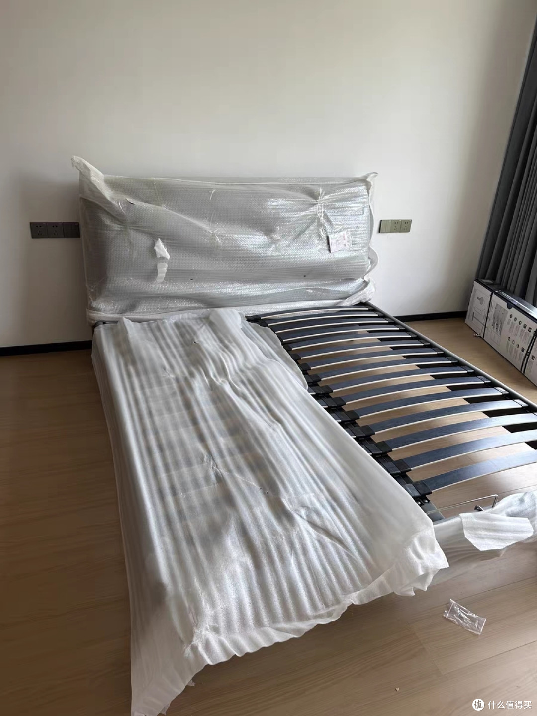 顾家家居现代简约科技布床大象耳朵床主卧大床