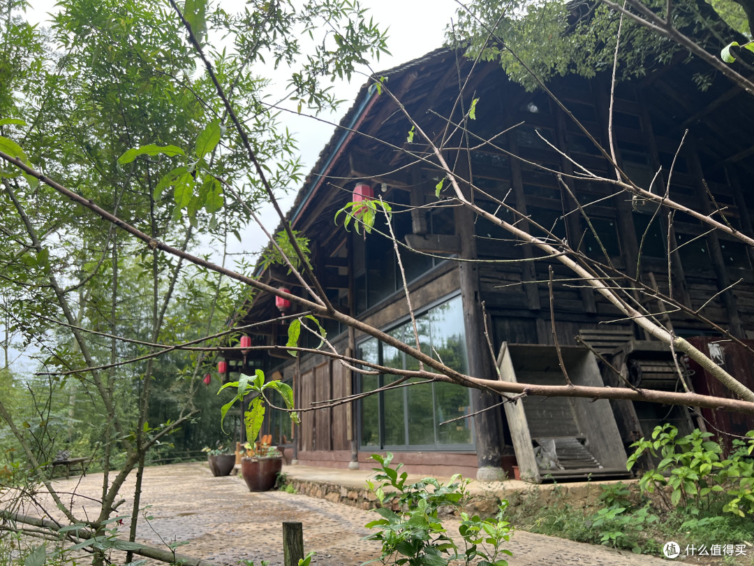 山谷里,古朴的木质建筑群,健谈的民宿老板,避暑纳凉的好去处