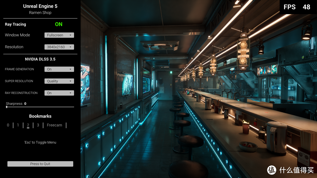DLSS3.5加持！NVIDIA拉面馆 UE5 Demo体验