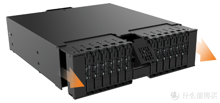 【概念产品CP093】12个M.2 SATA SSD Sneakernet数据传输设备