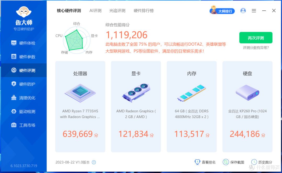 金百达加持，迷你主机跑分超过100万