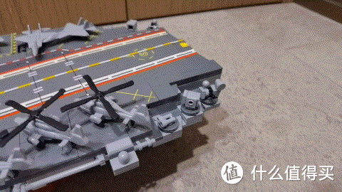 启蒙积木拼装模型-航空母舰-福建舰测评