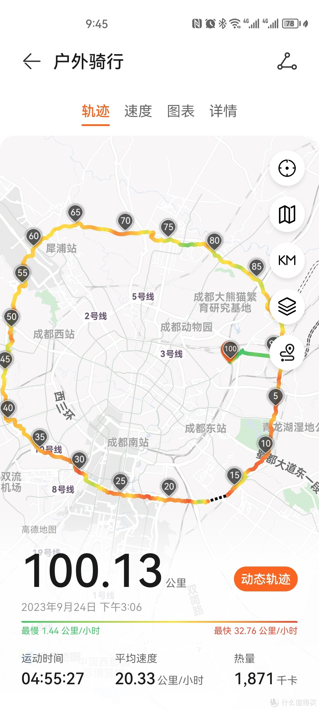 骑上我的平把公路车二刷天府绿道