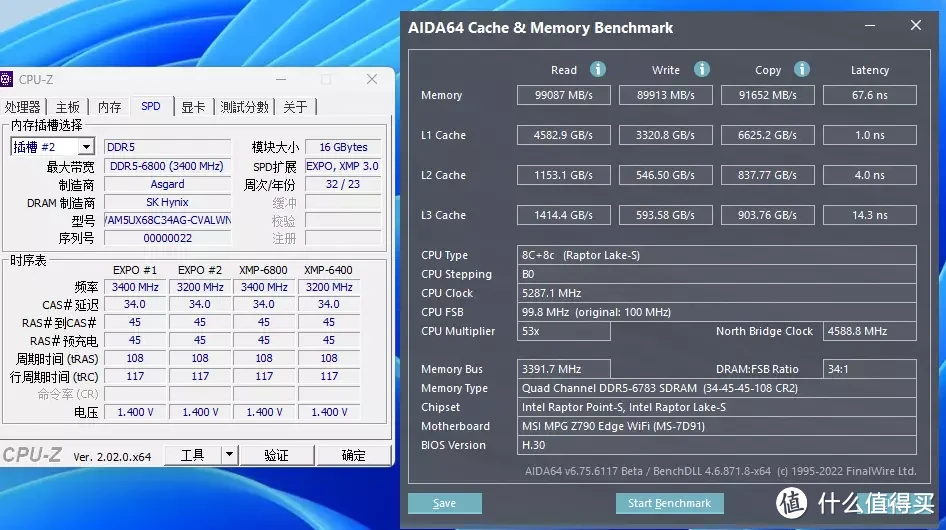 DDR5内存高端战力，阿斯加特Asgard女武神6800高频套装