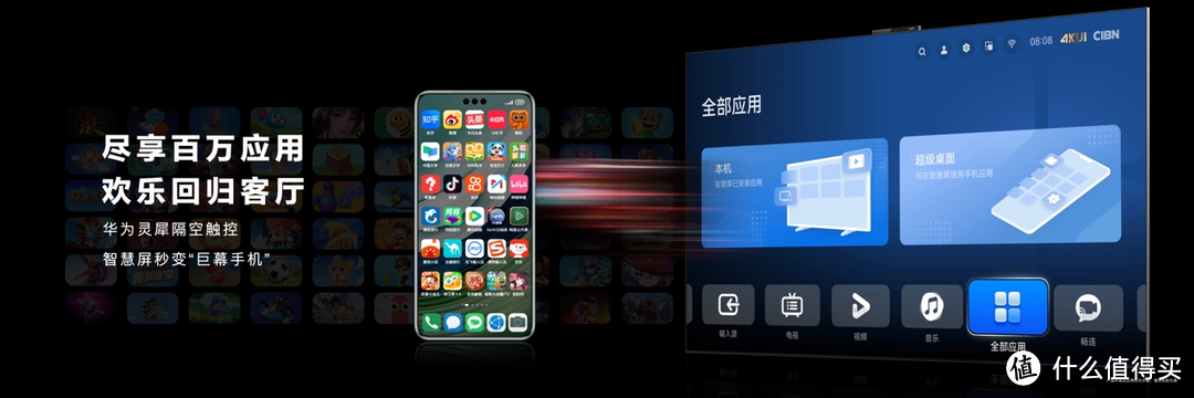 华为刚发布的「98吋大手机」，树立了电视行业的交互新标杆