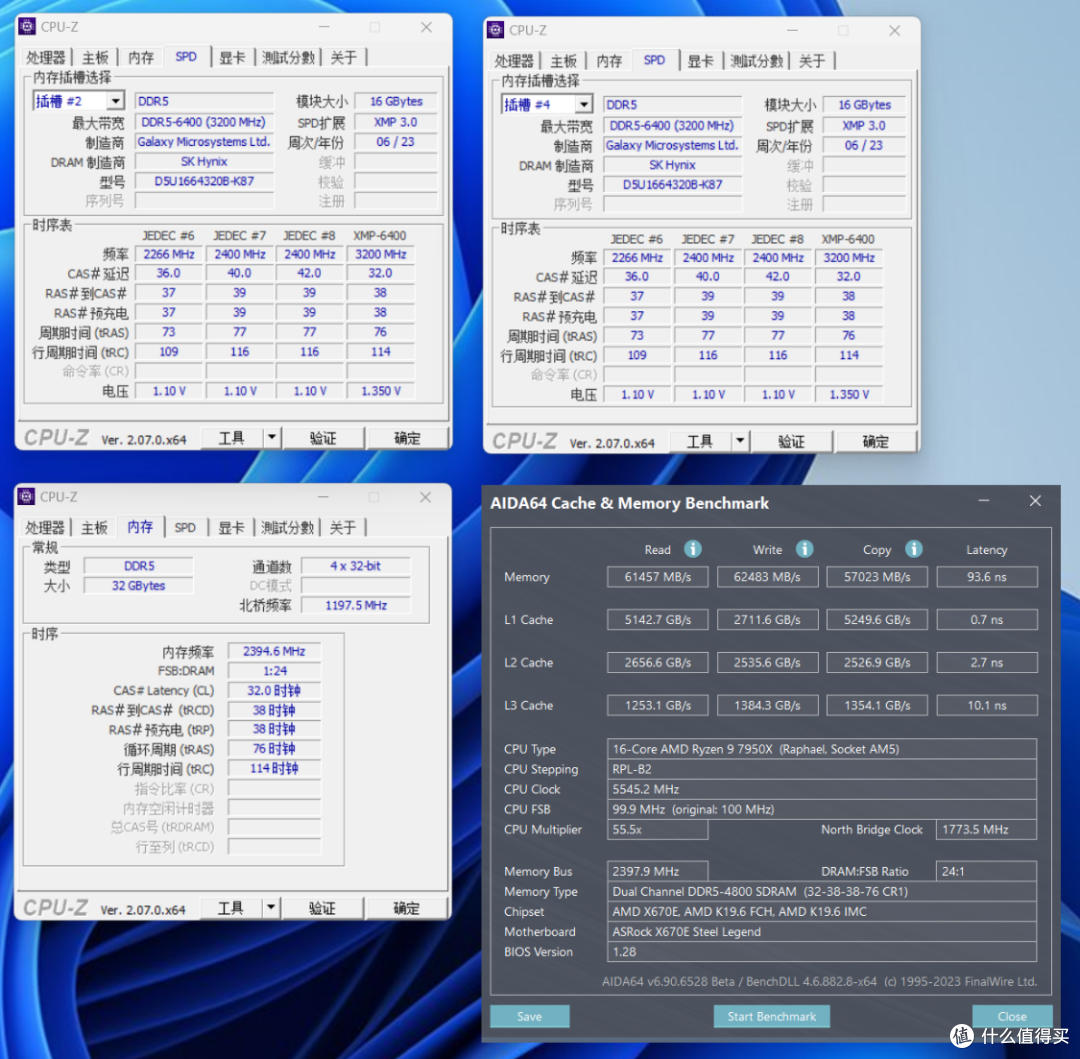 鲁大师跑分346W，顶配真3A，AMD R9-7950X+华擎X670E+RX 7900 XTX 幻影电竞24G OC显卡装机