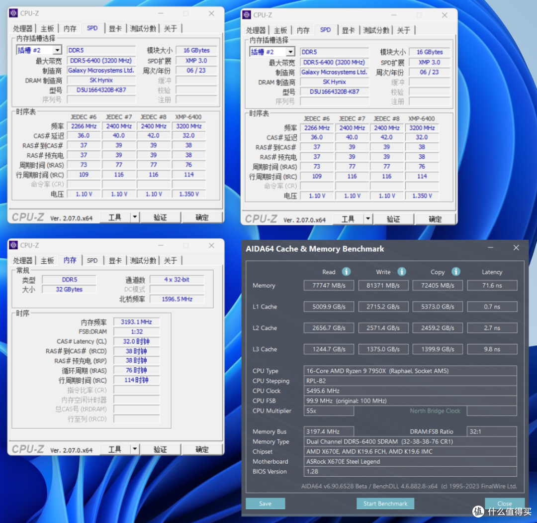 鲁大师跑分346W，顶配真3A，AMD R9-7950X+华擎X670E+RX 7900 XTX 幻影电竞24G OC显卡装机