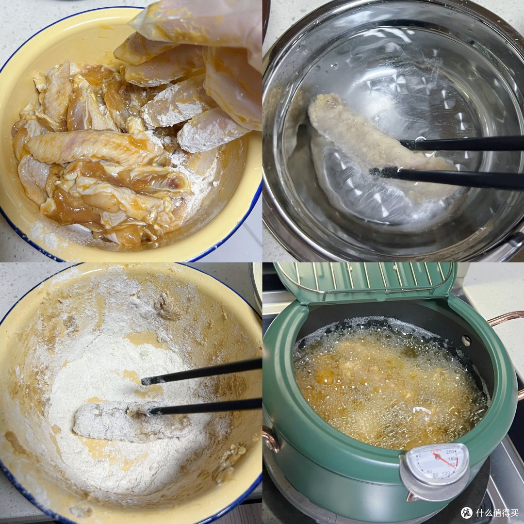 巧用空气炸锅做减油版炸鸡翅~