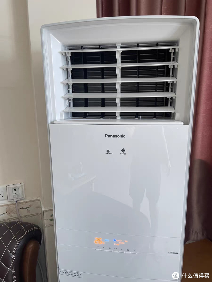 松下大3匹纳诺怡变频冷暖两用方柜立式空调柜机，为你的家打造舒适环境