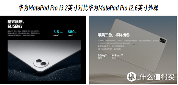 华为MatePad Pro 13.2 英寸与华为MatePad Pro 12.6 英寸详细对比及分析