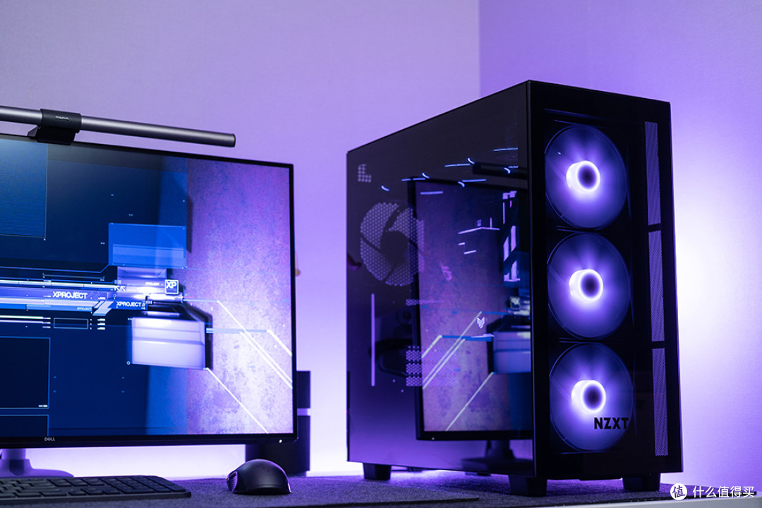 简约酷炫的海景房主机了解一下,恩杰H7 EIite RGB+ROG B760-F+TUF 4070 装机展示