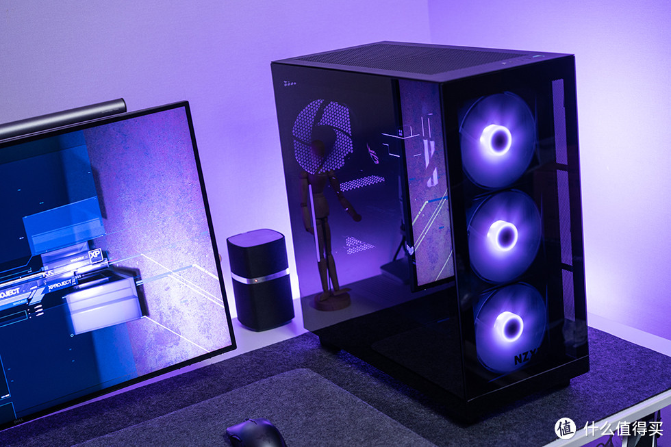 简约酷炫的海景房主机了解一下,恩杰H7 EIite RGB+ROG B760-F+TUF 4070 装机展示
