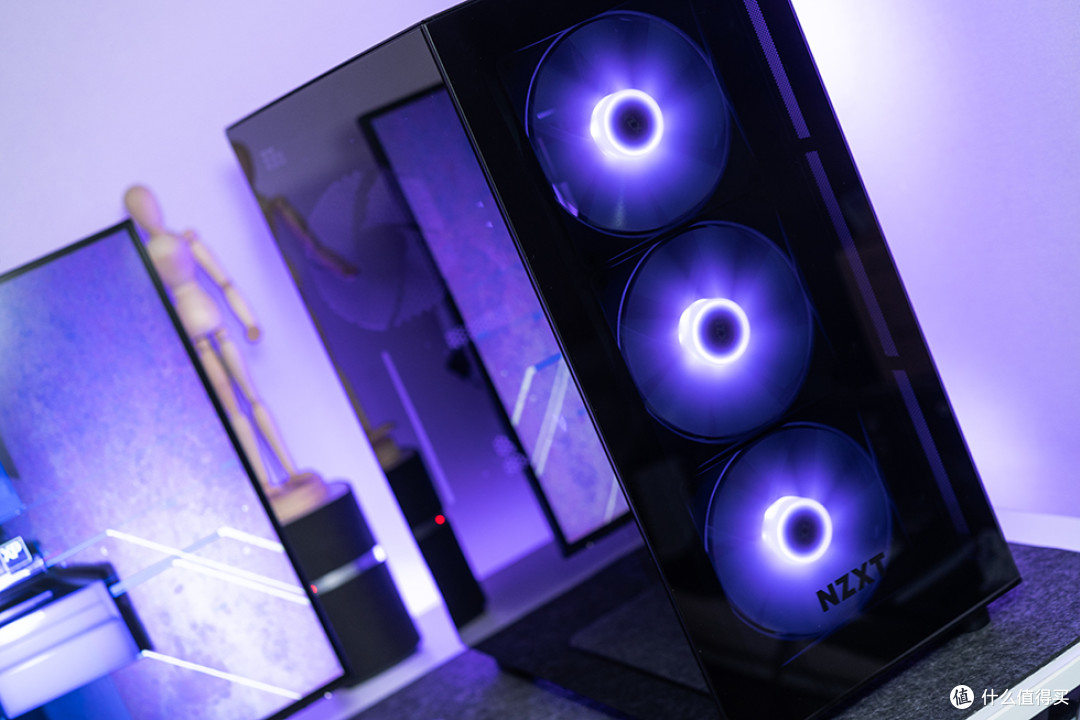 简约酷炫的海景房主机了解一下,恩杰H7 EIite RGB+ROG B760-F+TUF 4070 装机展示