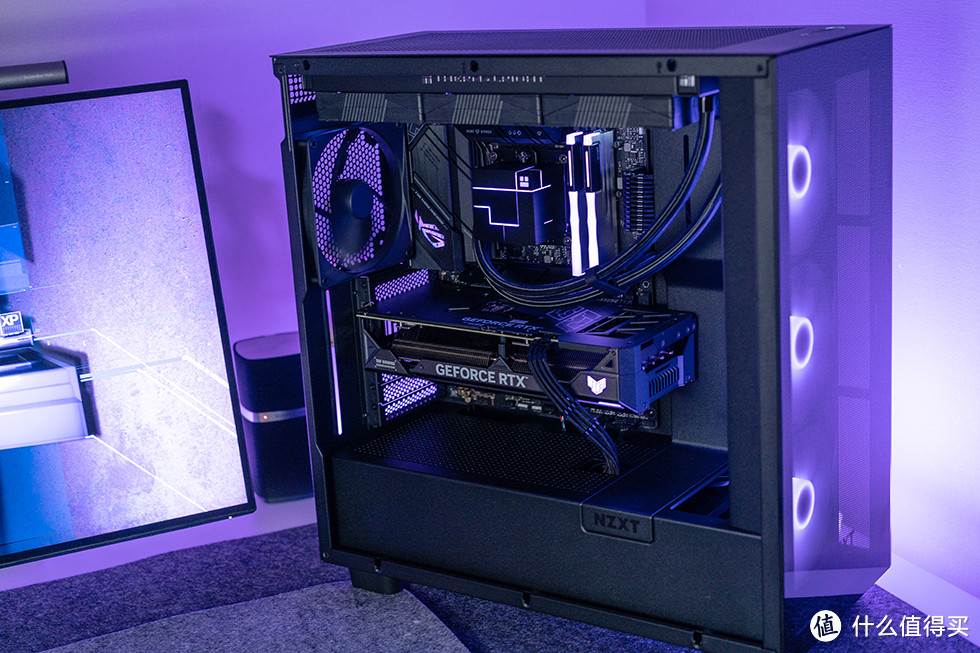 简约酷炫的海景房主机了解一下,恩杰H7 EIite RGB+ROG B760-F+TUF 4070 装机展示