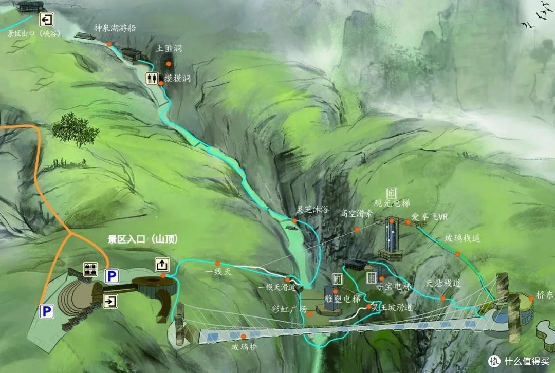 张家界大峡谷玻璃桥,你敢去跳蹦极吗?
