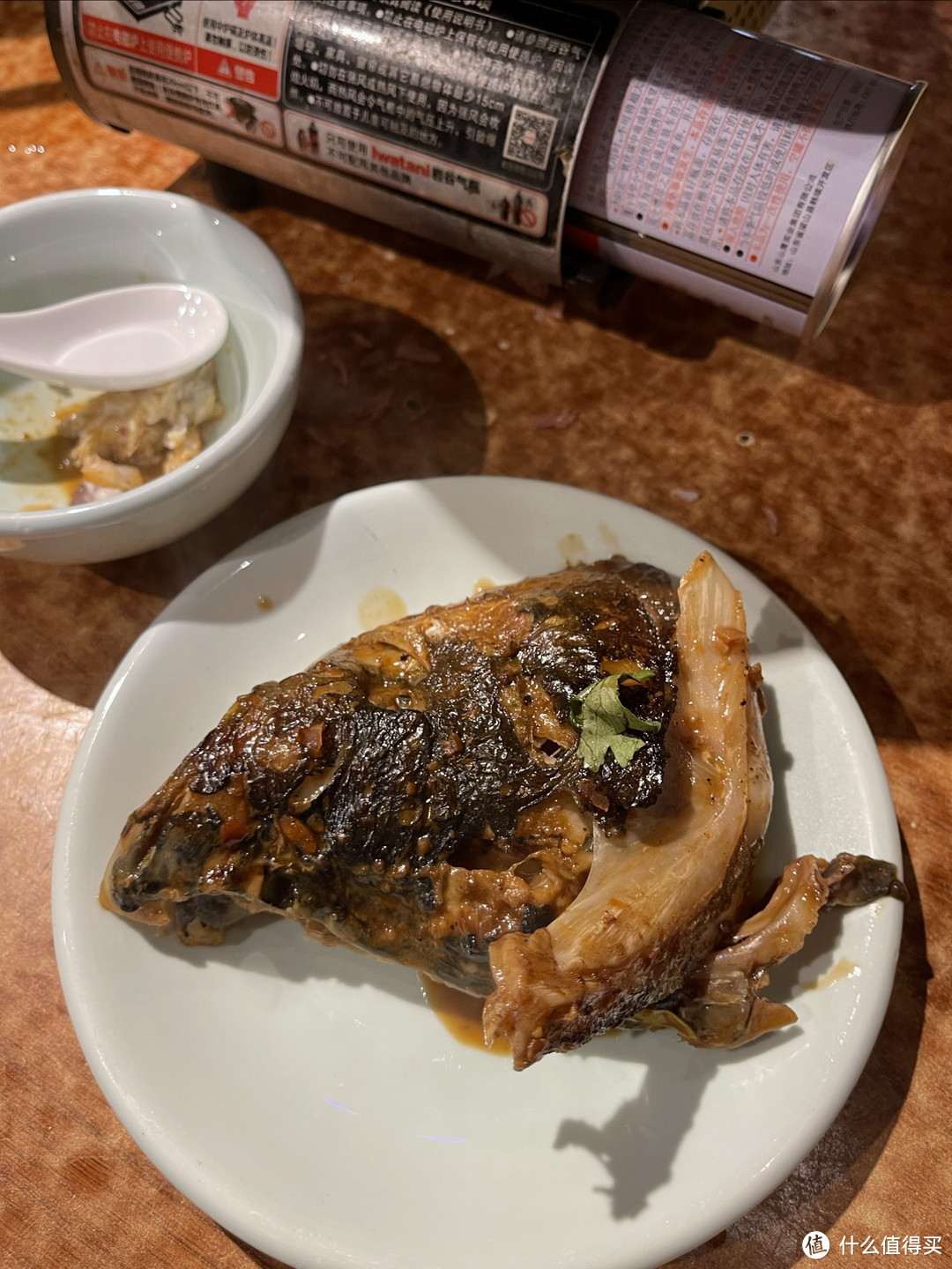 鱼头泡饭，湖北特色，真的好吃，这条鱼6斤多，感觉3斤都是鱼头，泡饭一绝，根本停不下来