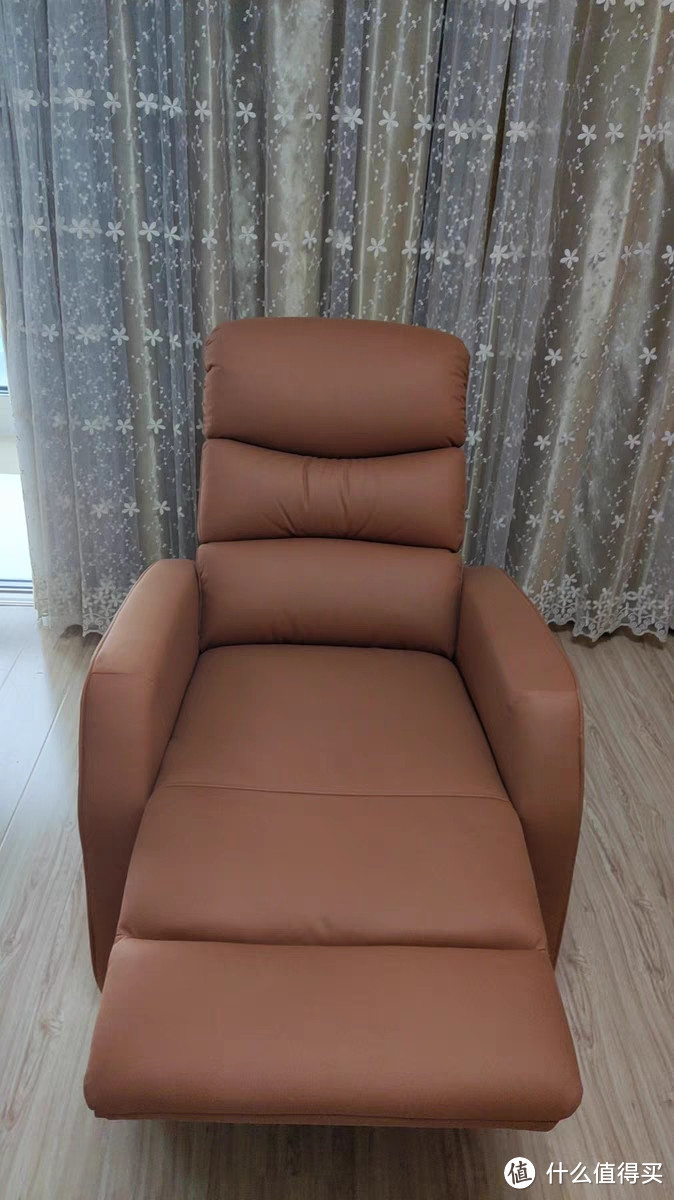 顾家家居现代简约小户型布沙发手动功能单椅沙发