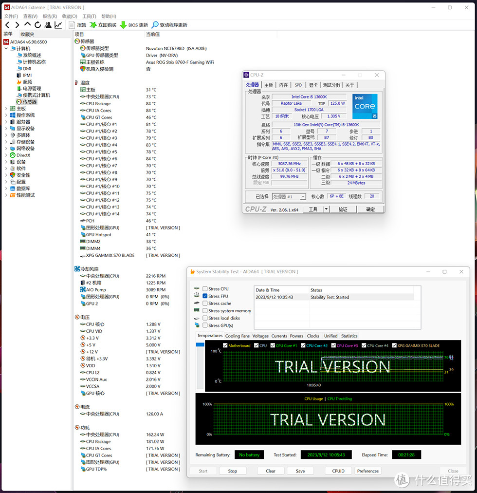 13600K+ROG STRIX B760-F +ATS RTX 4060，九州风神CH560可视化数显装机秀