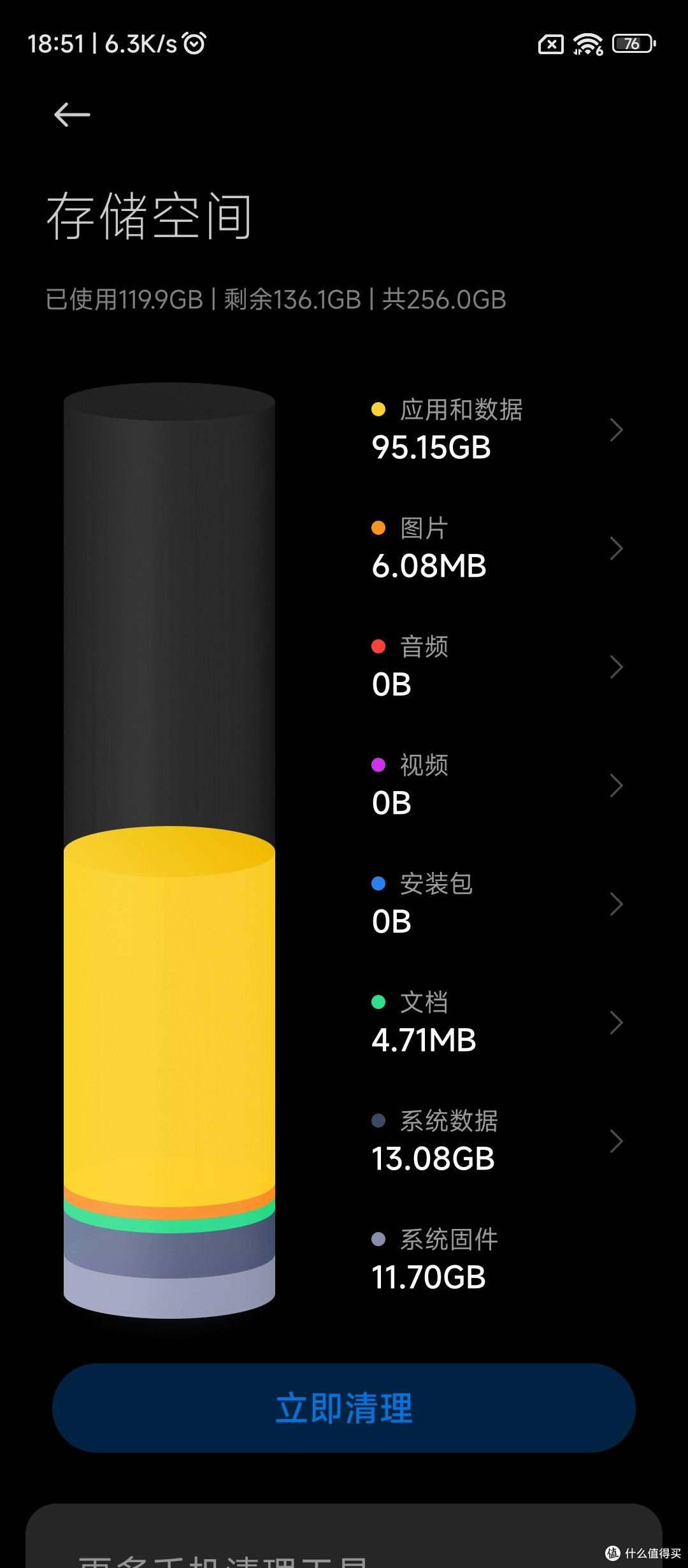 MIUI14的系统占用